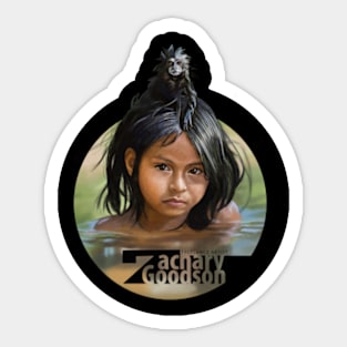 Peruvian Girl Sticker